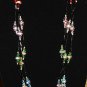 Item 55- 23" Three strand glass and silverplate necklace.  With earrings.