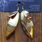 A-LURE-ING earrings for the ladies!  #13- Coppertone spinner between 2 goldtone.
