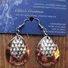 A-LURE-ING earrings for the ladies! #9- Stamped silvertone and coppertone finish