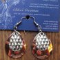 A-LURE-ING earrings for the ladies! #9- Stamped silvertone and coppertone finish