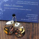 A-LURE-ING earrings for the ladies!  #4- Goldtone H&H Cajun spinners.