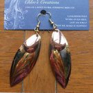 A-LURE-ING earrings for the ladies! #7- Goldtone & coppertone lures.