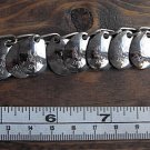 A-LURE-ING anklet for the ladies!  #38- 8" silvertone H&H Cajun Spin ankle...