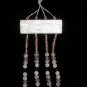 Item 50- 9" suncatcher: glass garnet, agate.