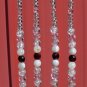Item 50- 9" suncatcher: glass garnet, agate.