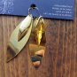 A-LURE-ING earrings for the ladies! #17- Goldtone under goldtone Booyah lure...