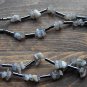 Item 41- 15" Hematite, Labradorite and iolite two strand necklace.