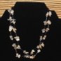 Item 41- 15" Hematite, Labradorite and iolite two strand necklace.