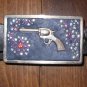 This smoking gun belt buckle is for the ladies!