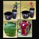 Ltd Set 4 Avenger 2 Age of Ultron Hulk Figure Topper Cup Iron Man Chest  Punch +