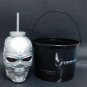 Limited Terminator 5 Genisys Endo Skull T3000 Head Cup + Popcorn Bucket Tub