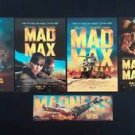 Official Mad Max Fury Road Set of 4 Studio Movie Postcard + 1 Bookmark Tom Hardy