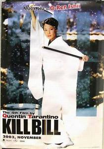 Orig Kill Bill Vol 1 DS movie poster 27x40 in Thai Ver Oren Ishii Lui Tarantino