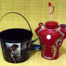 Avenger 2 Age of Ultron Iron Man Chest Canteen Bottle + No Action Civil Wars