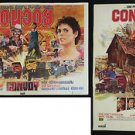 Vintage Convoy 1978 Set of 2 Thai Movie Poster Kris Kristofferson Sam Peckinpah