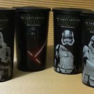 Star Wars The Force Awakens 2015 Set of 4 Pepsi Cup Glasses Asia Kylo Ren No DVD