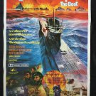 The Boat AKA Das Boot 1981 Thai Movie Poster Wolfgang Petersen  No DVD Blu Ray