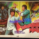 Original Vintage Challenge of Death 1979 Kung Fu Thai movie Poster Don Wong