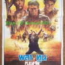 Orig Platoon Thai movie Poster Cult Wars Movie No DVD Blu Ray