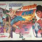 Rare Orig. A Thrust with a Sword 1969 Swordsman Kung Fu Thai Movie Poster No DVD