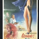 BackFire 1988 Thriller Thai Movie Poster  Karen Allen Keith Carradine