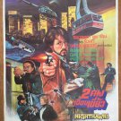 Nighthawks 1981 Thai Movie Poster Sylvester Stallone