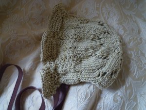 Frilly edged Baby's Bonnet