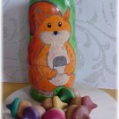 Counting Acorns and Squirrel -Waldorf Inspired Wooden Learning Toy