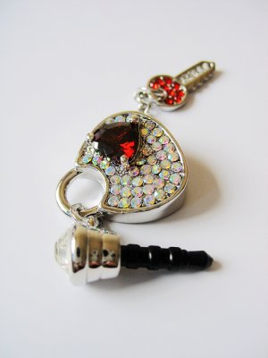 Bag charms dust plug for cellphone