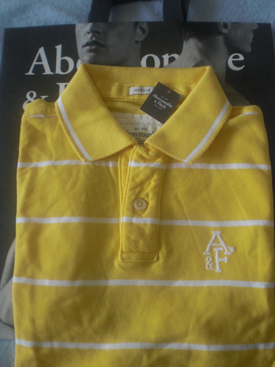abercrombie muscle fit polo