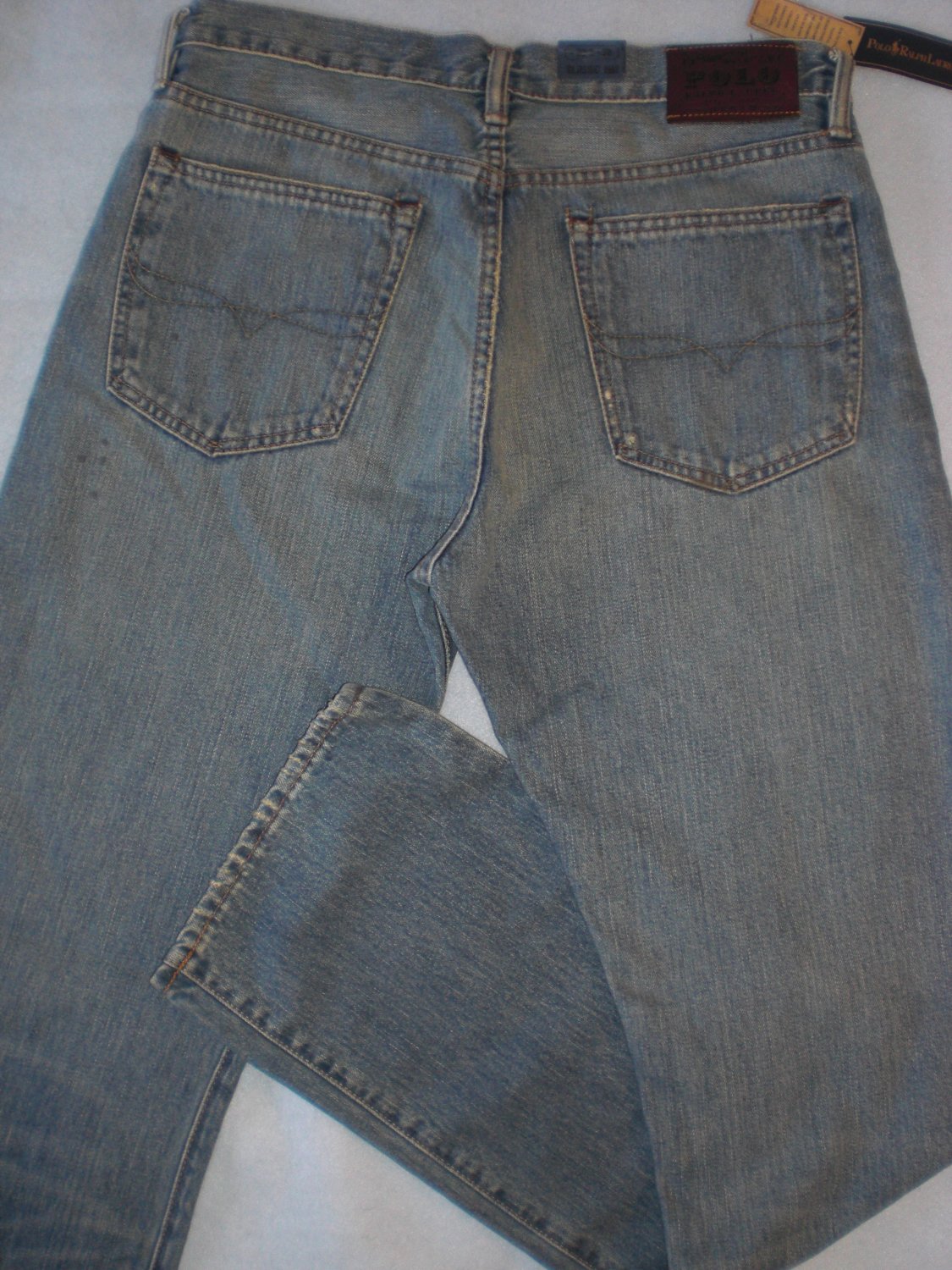 Polo Ralph Lauren Classic 867 Distressed jeans Paint Size 32x32 MSRP $98