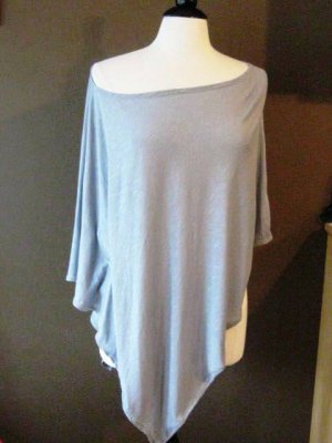 Silver Modal Linen Poncho