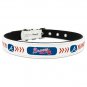 Atlanta Braves Classic Leather Large Baseball Collar
