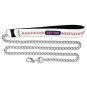 Boston Red Sox Baseball Leather Chain Leash Large