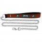 Philadelphia Eagles Football Leather 3.5mm Chain Leash - L