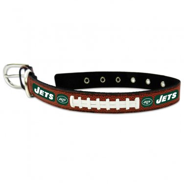 New York Jets Classic Leather Medium Football Collar