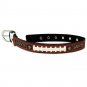 New Orleans Saints Classic Leather Small Football Collar