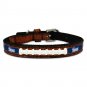 New England Patriots Classic Leather Toy Football Collar