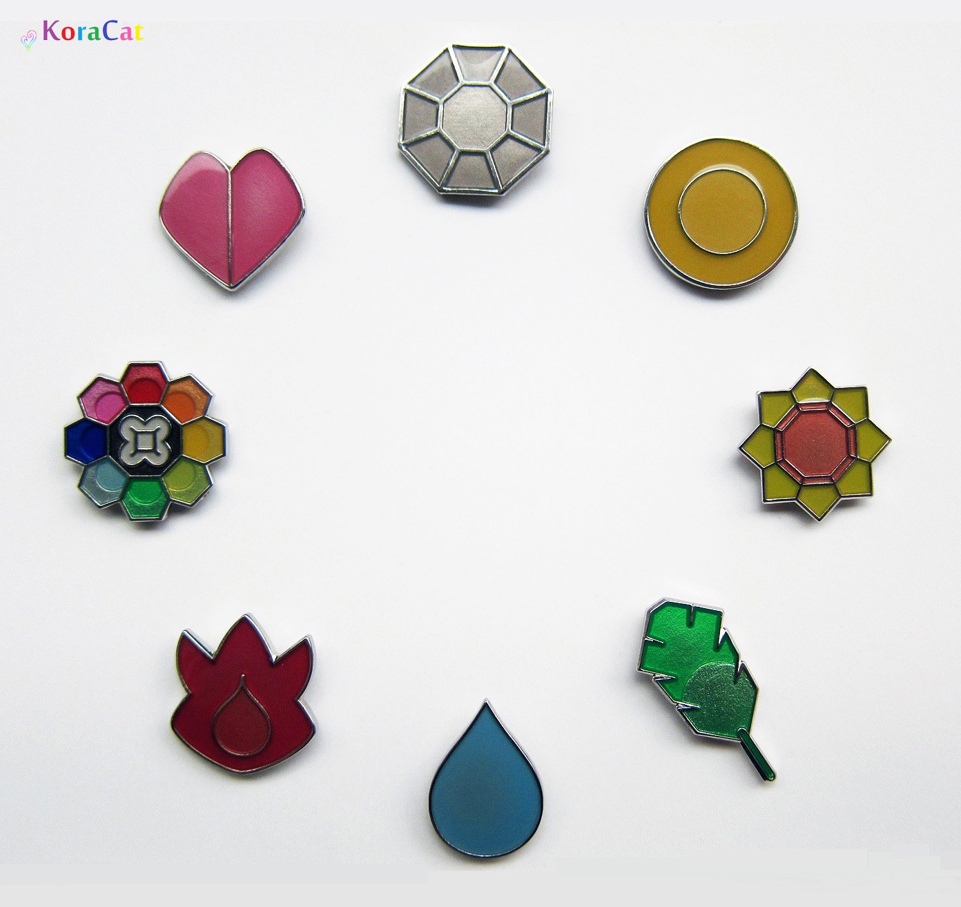 Pokemon: Kanto Gym Badges