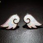 925 Silver & Opal Wing Earrings
