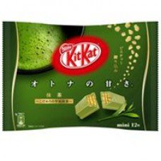 Kit Kat Maccha(green tea) flavor, (12 mini bars) by Nestle