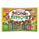 Kinoko-no-yama and Takenoko-no-yama Assorted, 144g by Meiji