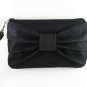 Big Bow ( Black ) - iPhone Purse, Cell Phone Wristlet, Camera Bag, Cosmetic Bag, Zipper Pouch