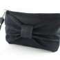 Big Bow ( Black ) - iPhone Purse, Cell Phone Wristlet, Camera Bag, Cosmetic Bag, Zipper Pouch