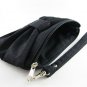 Big Bow ( Black ) - iPhone Purse, Cell Phone Wristlet, Camera Bag, Cosmetic Bag, Zipper Pouch