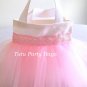 Pink and White Tutu Favor Bag