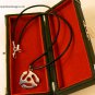 Sterling Silver Medium Adapter Pendant and Leather Necklace