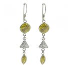 Celebrity 925 Sterling Silver Chandelier Earrings