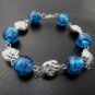 Glass Charm Beads Bracelet
