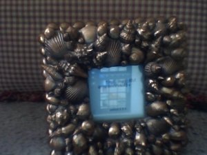 Bob Williams Mitchell Gold Seashell Photo Frame